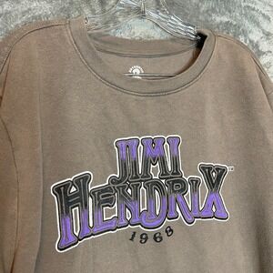 Jimi Hendrix 1968 Crewneck Sweatshirt Music Art Rock Psyched Large Unisex